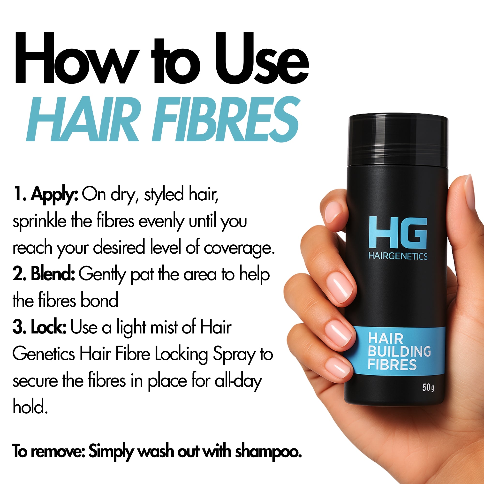 Hair Fibres – Conceal Thinning Hair Instantly, Natural-Looking Colors