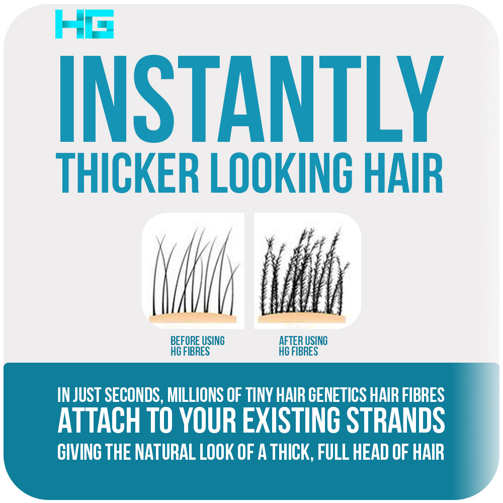Hair Fibres Refill Pack – Natural-Looking Coverage for Thinning Hair