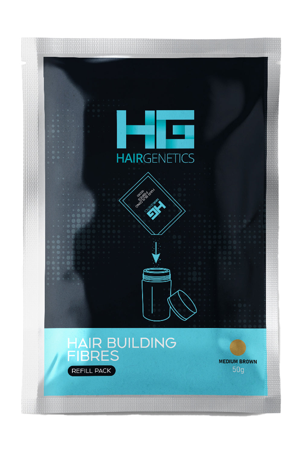 Hair Fibres Refill Pack – Natural-Looking Coverage for Thinning Hair