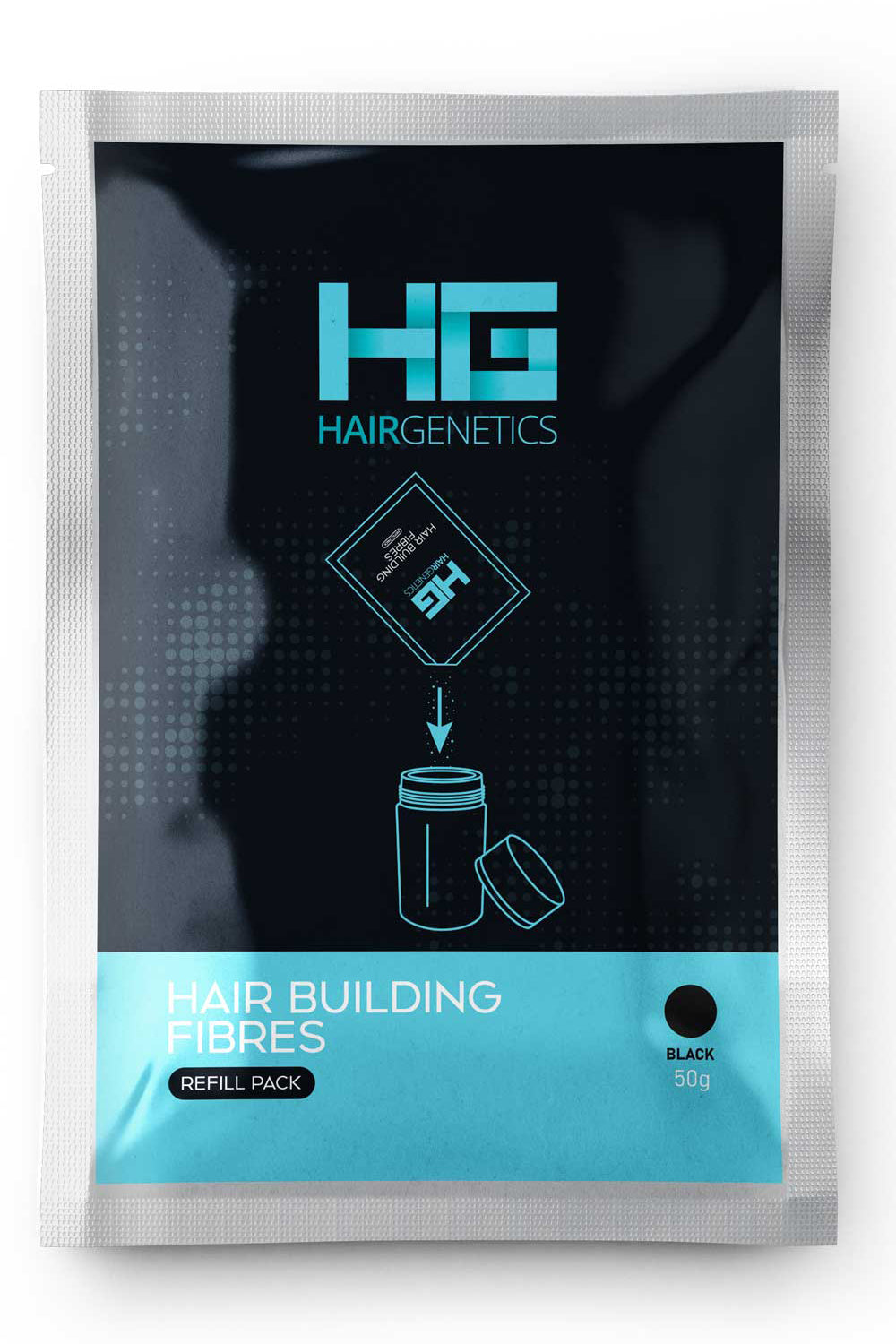 Hair Fibres Refill Pack – Natural-Looking Coverage for Thinning Hair